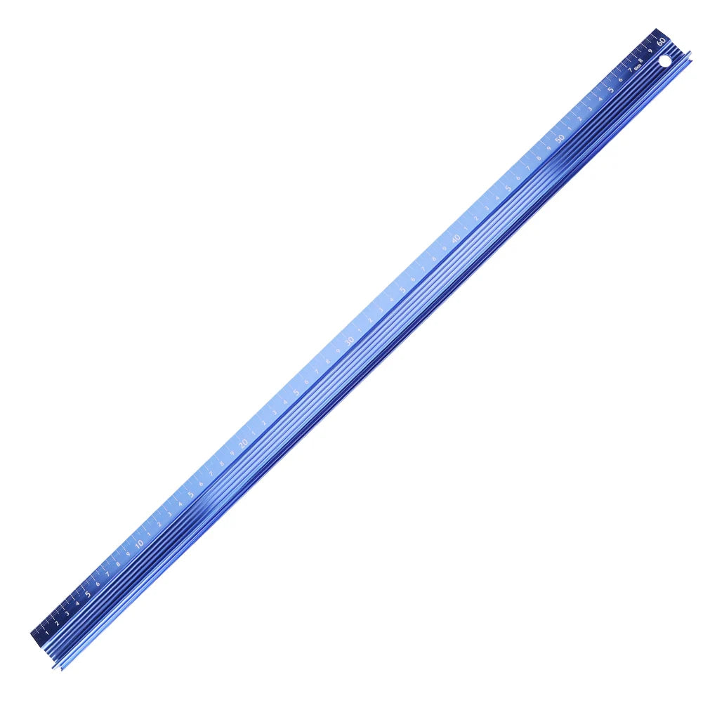 20CM 30CM 45CM 60CM Cutting Ruler Metal Craft Safety Ruler Non Slip Aluminum Alloy Multifunctional Protective Ruler Leather Tool Peaceful Pleasures Health and Wellness 600mm