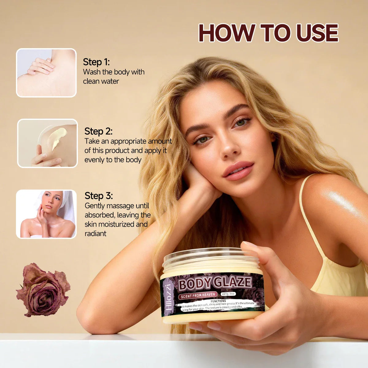 Fragrant Brightening Body Lotion – Moisturizing & Radiance Boost