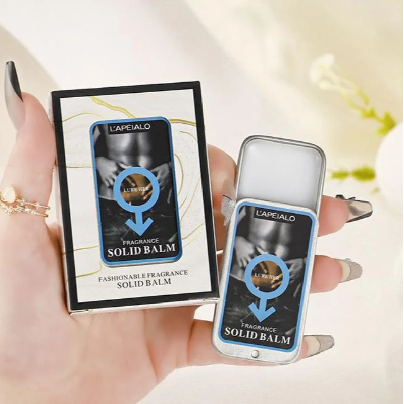 Pheromone Solid Perfume Longlasting Fragrance Attract The Opposite Sex Charm Perfume Romantic Date Fresh Portable Travel Perfume Peaceful Pleasures Health and Wellness woman B 10g