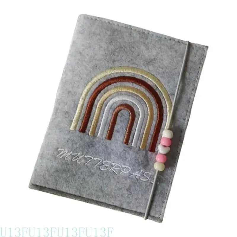 Felt Maternity Card Holder & Insurance Sleeve with Pocket