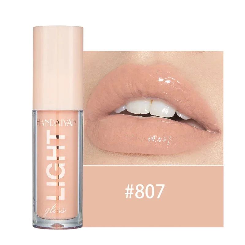 12-Color Mirror Pearl Lip Gloss – Glitter Glaze Liquid Lipstick