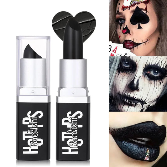 Matte Black Lipstick – Waterproof Dark Pearl Lip Color Dark Matte Lipstick Peaceful Pleasures Health and Wellness