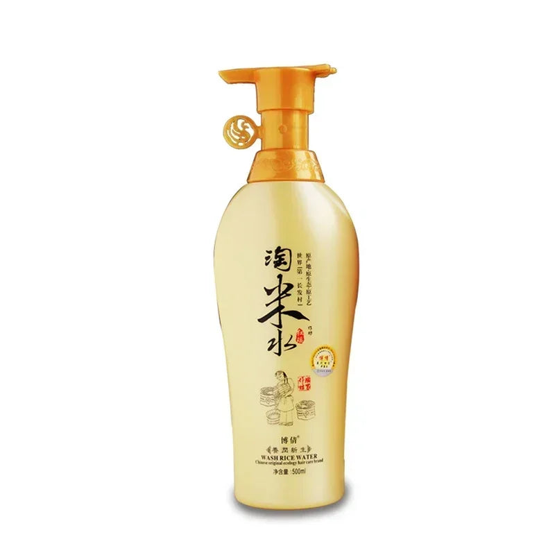 500ml Rice Water Shampoo – Hair Growth & Anti-Dandruff