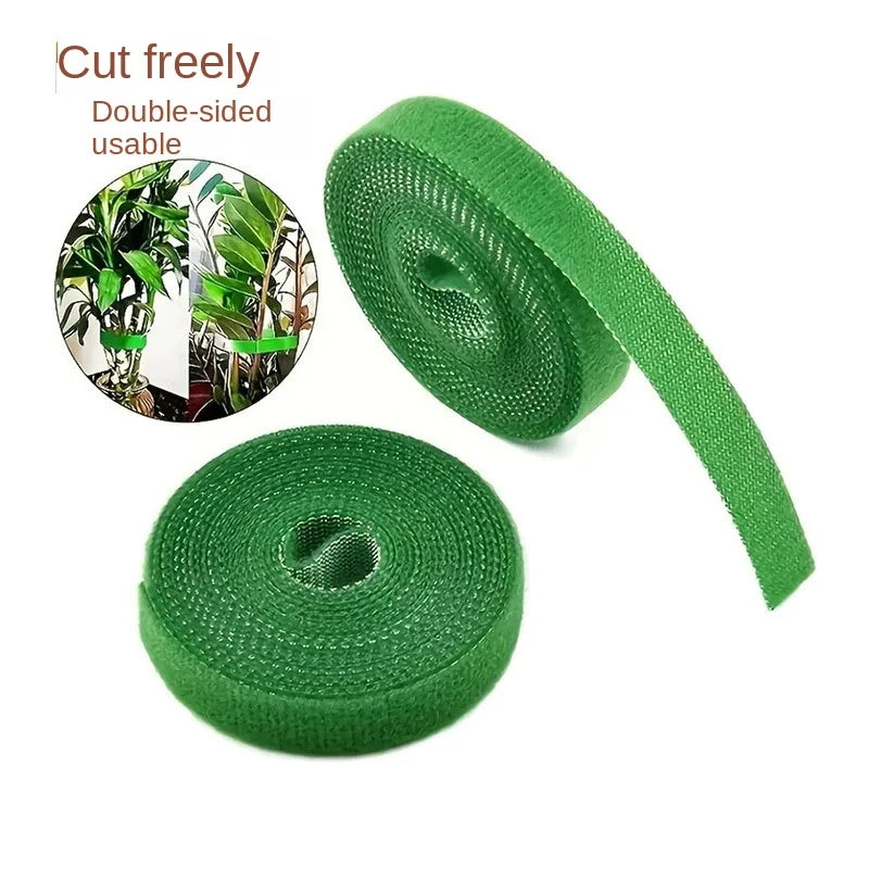 10m Reusable Nylon Plant Ties | Self-Adhesive Garden Tape