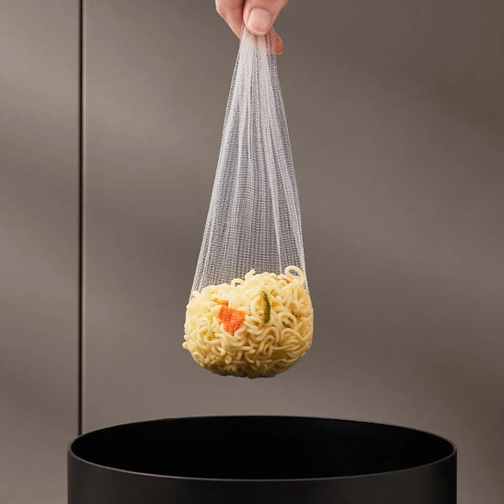 Foldable Sink Strainer Rack + 50 Disposable Mesh Filter Bags