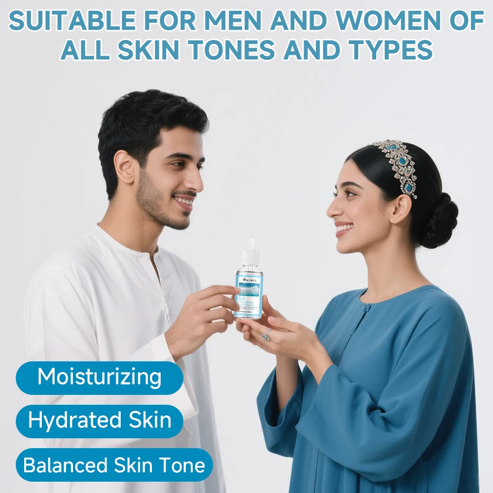 SUYARUN Hyaluronic Acid Face Serum for Women/Men, Hydrating Anti-Aging Moisturizer, Fast-Absorbing Deep Hydration, All Skin Type Peaceful Pleasures Health and Wellness