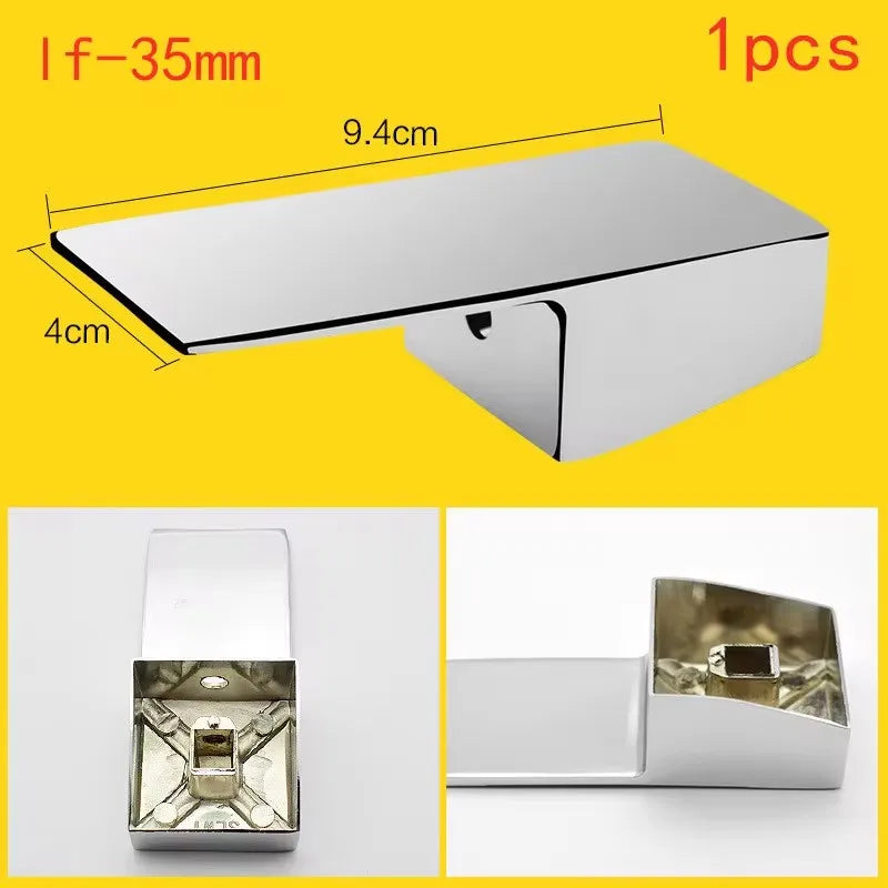 Chrome Zinc Alloy Faucet Lever Handle – 35mm & 40mm Replacement