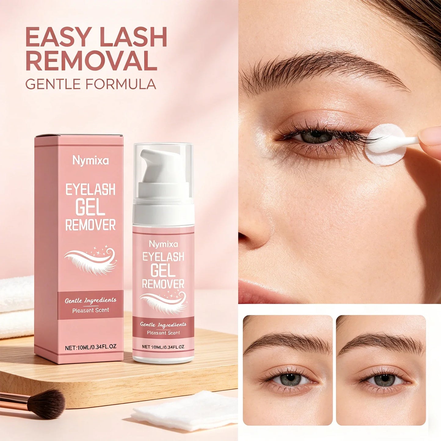 Lash Remover Gel – Eyelash Glue Dissolver Eye Makeup Remover 10ml