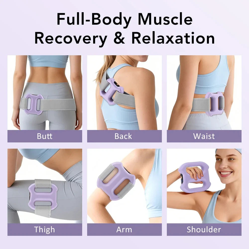 Hailicare Fascia Ring Massager 3-Mode 5-Speed Rechargeable