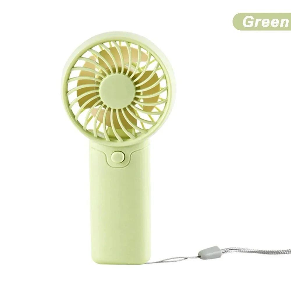 Portable Mini USB Rechargeable Handheld Fan – 3-Speed