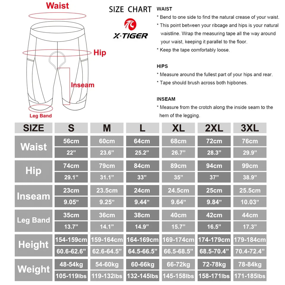 X-TIGER Women's Padded MTB Cycling Shorts – UPF 50 & Pockets