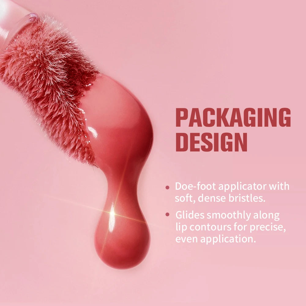 Juicy Hydrated Lip Tint Buildable Glossy Finish Ceramide Peptide Water-to-oil Formula Long-lasting Color Buckle Design Lip Tint Peaceful Pleasures Health and Wellness