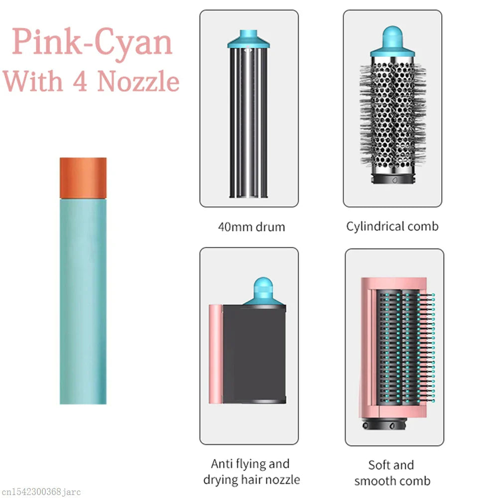 SenCiciMen X9 6-in-1 Hot Air Brush & Auto Curling Iron Styler
