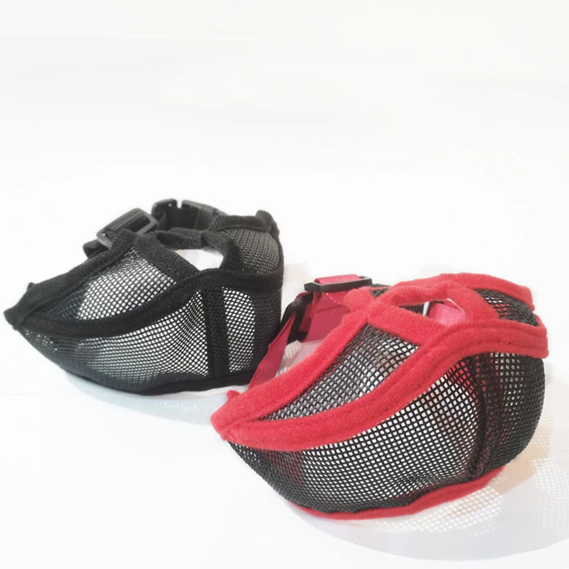 Breathable Mesh Muzzle for French Bulldogs & Pugs | Adjustable