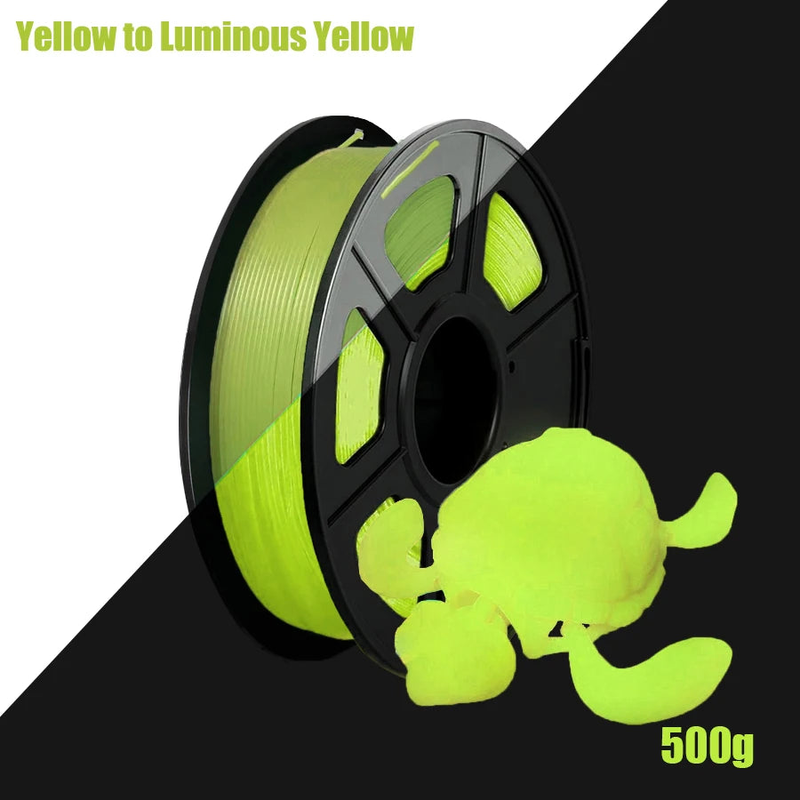 Glow in the Dark PLA Filament 1.75mm 250g – ±0.03mm Accuracy