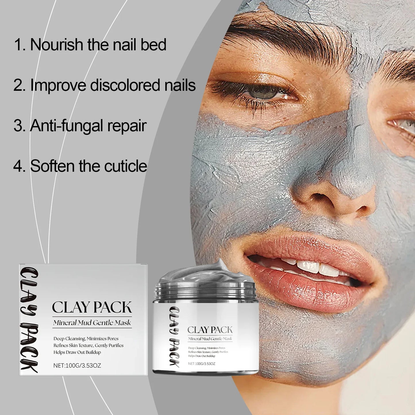 Mineral Mud Face Mask – Cleanses, Softens & Smooths Skin 100g
