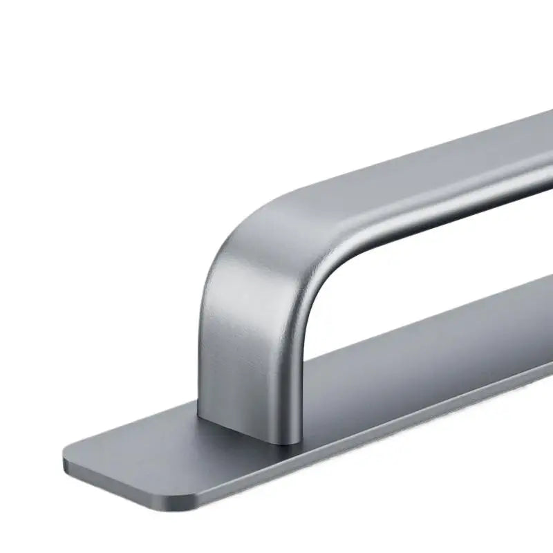 Aluminum Alloy Drill-free Handle Glass Sliding Door Window Drawer Wardrobe Push-pull Bathroom Sticker Door Handles Peaceful Pleasures Health and Wellness