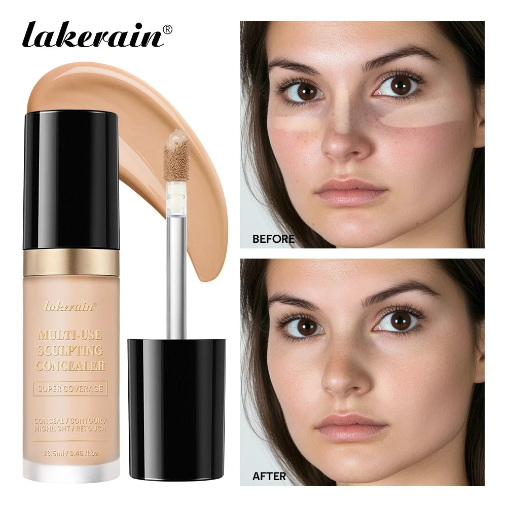 Waterproof Liquid Concealer Matte High Coverage Oil Control Cover Acne Dark Circles Foundation Modify Face Contouring Cosmetics Peaceful Pleasures Health and Wellness