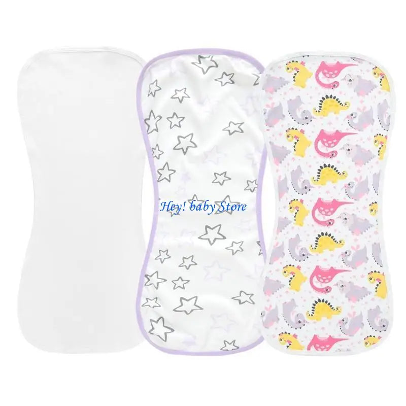 Baby Burp Cloths – Soft Cotton Drool Bibs & Shoulder Pads