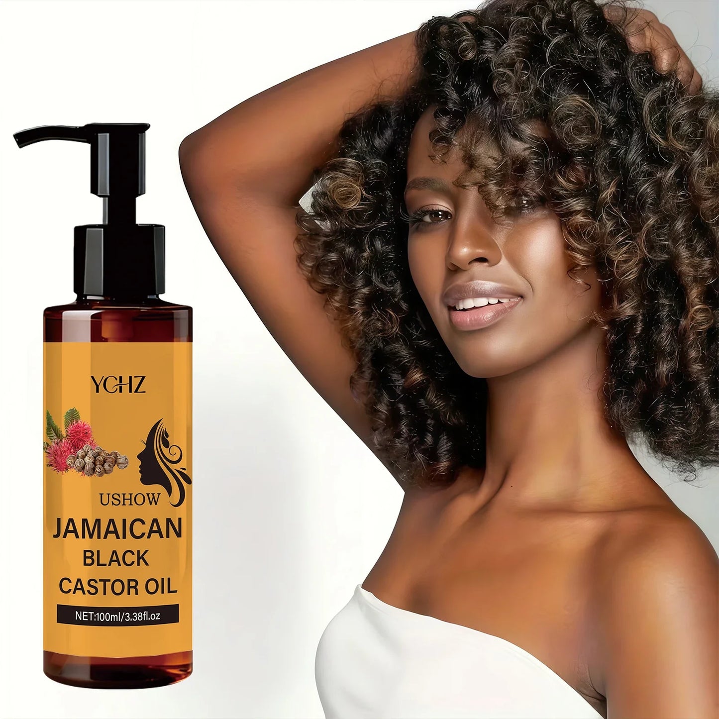 YCHZ Argan Oil Curly Hair Oil – Anti-Frizz & Volume 100ml