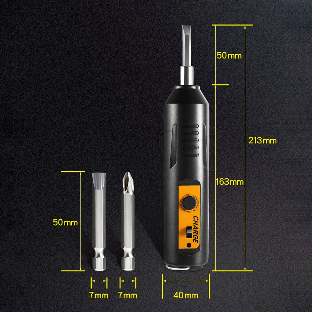 Multifunctional Electric Screwdriver Set USB Charging Electronic Repairing Tool Set for Mobilephones Computers Home Appliances Peaceful Pleasures Health and Wellness