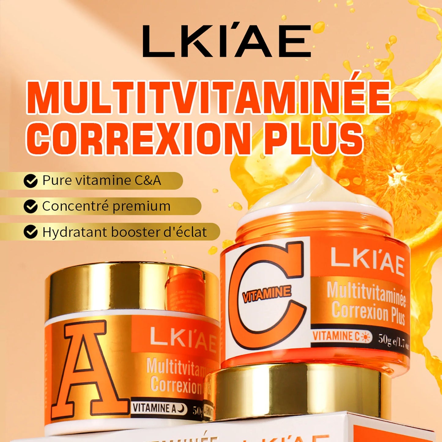 AILKE Vitamin C & A Brightening Day & Night Face Cream Set