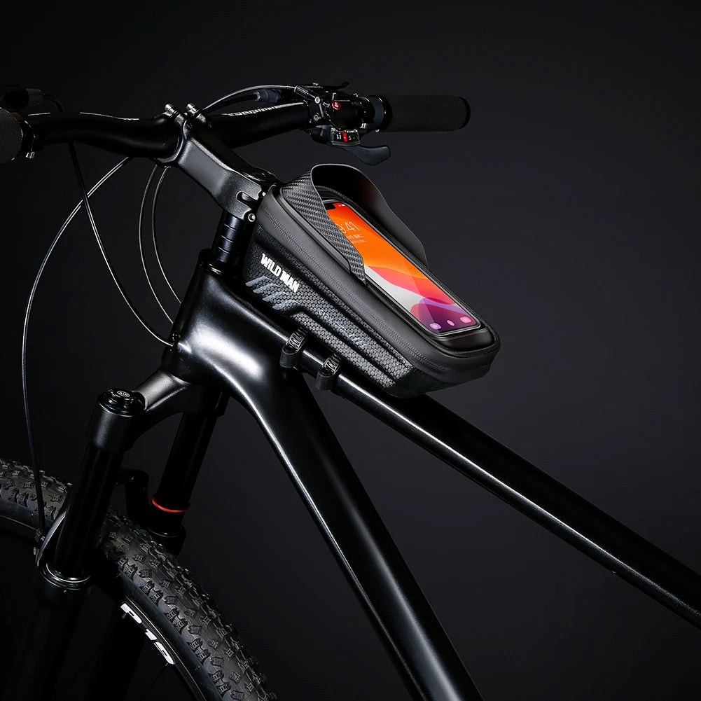 1L Bike Phone Handlebar Bag | Touchscreen Top Tube Frame Bag