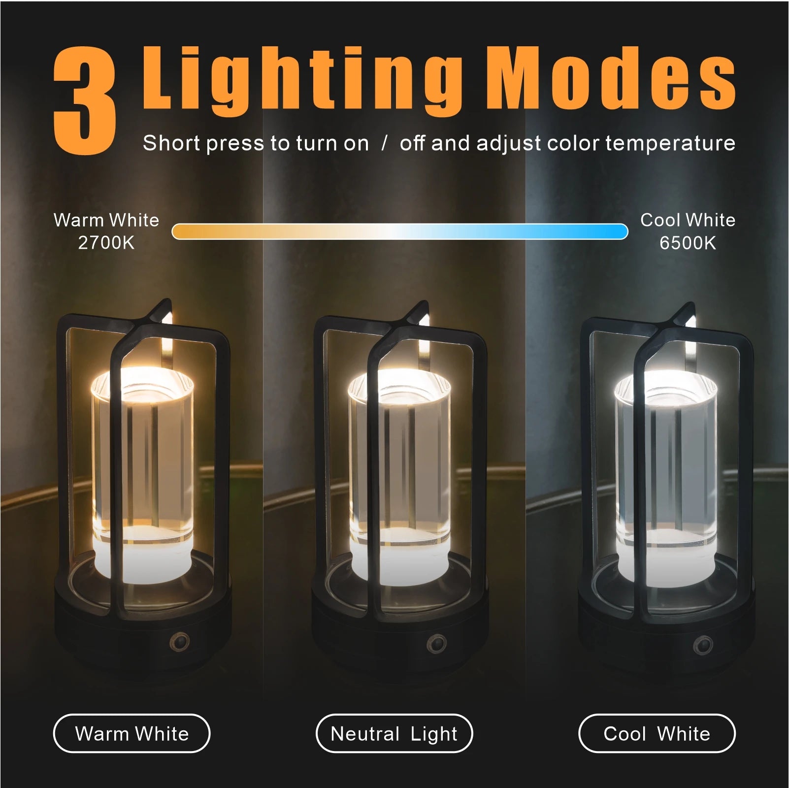 GGbingo Cordless Led Table Lamp Desk Lamps Outdoor Camping Atmosphere Light Restaurant Creative Beside Night Lights Peaceful Pleasures Health and Wellness