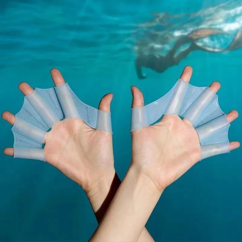 Silicone Swimming Training Paddle for Adults & Kids, Youth Swim Equipment, Free Style Hand Paddle Trainer, Unisex Swimmer Aid Peaceful Pleasures Health and Wellness