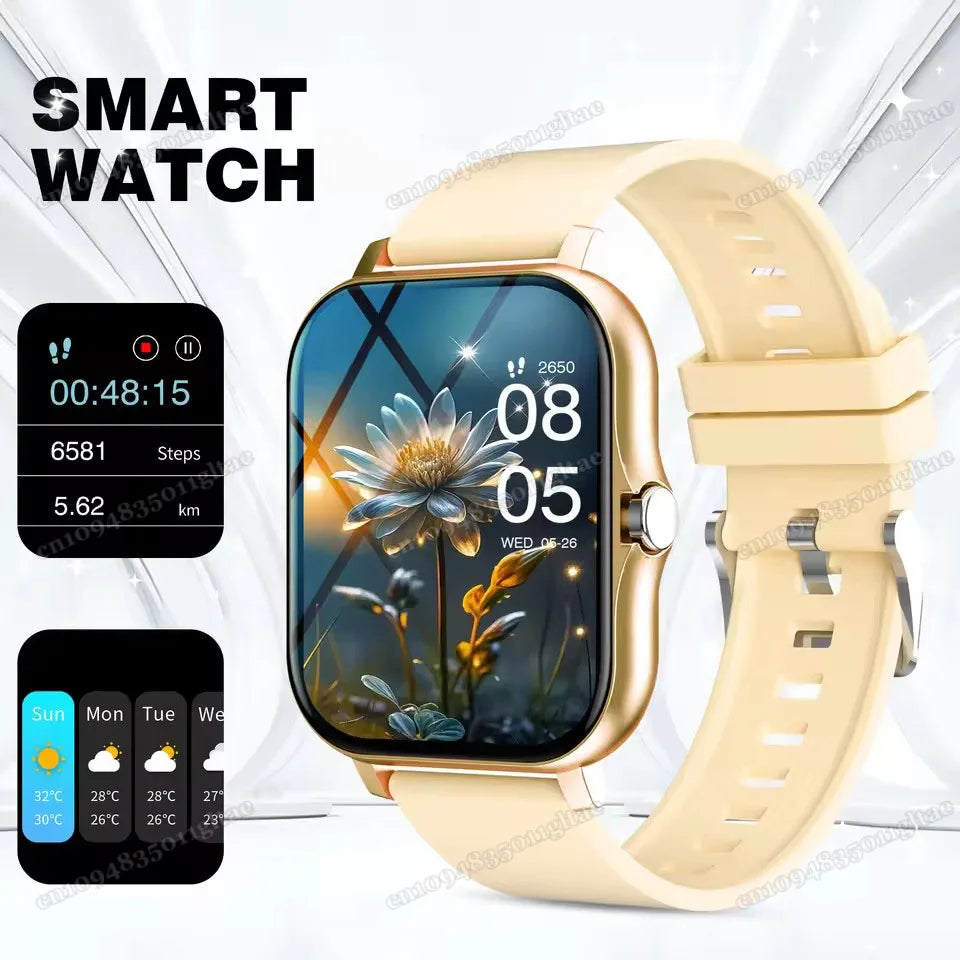 Ola Esporte Smart Watch 2.01" HD Bluetooth Call Fitness Tracker