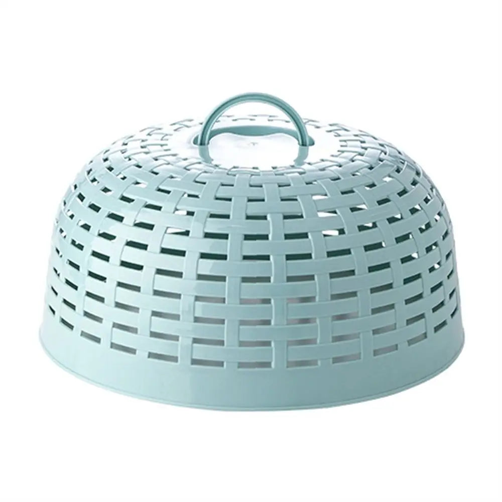 Anti Mosquito Fly Food Cover Durable Dustproof Kitchen Accessories Mesh Cage Plastic Round Vegetable Cover Home Kitchen Peaceful Pleasures Health and Wellness green