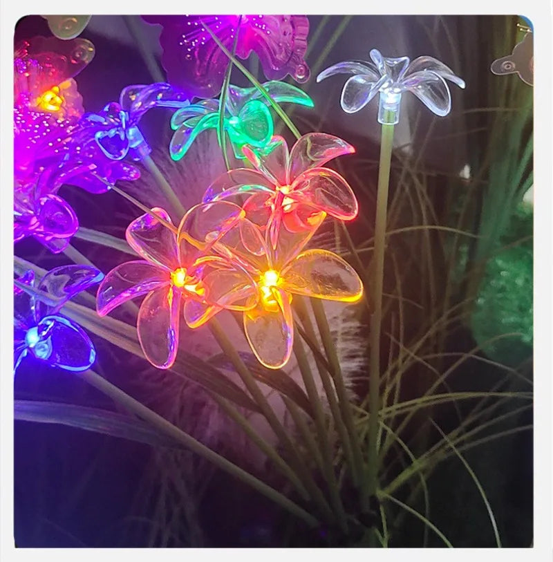 Solar Flower Lawn Light – Waterproof Outdoor Garden Decor