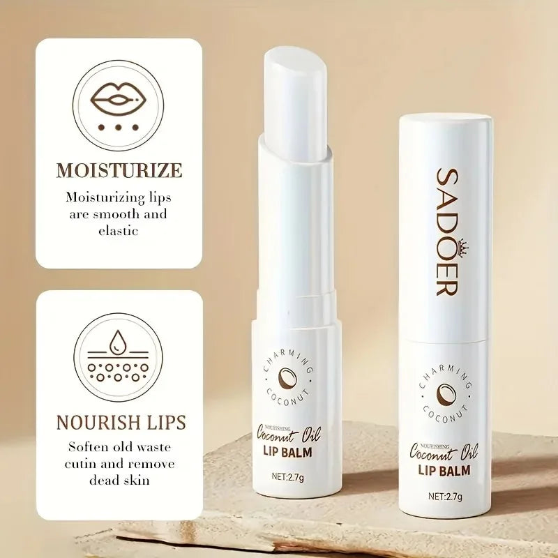 REAROYA Coconut Lip Balm – Moisturizing Daily Lip Care