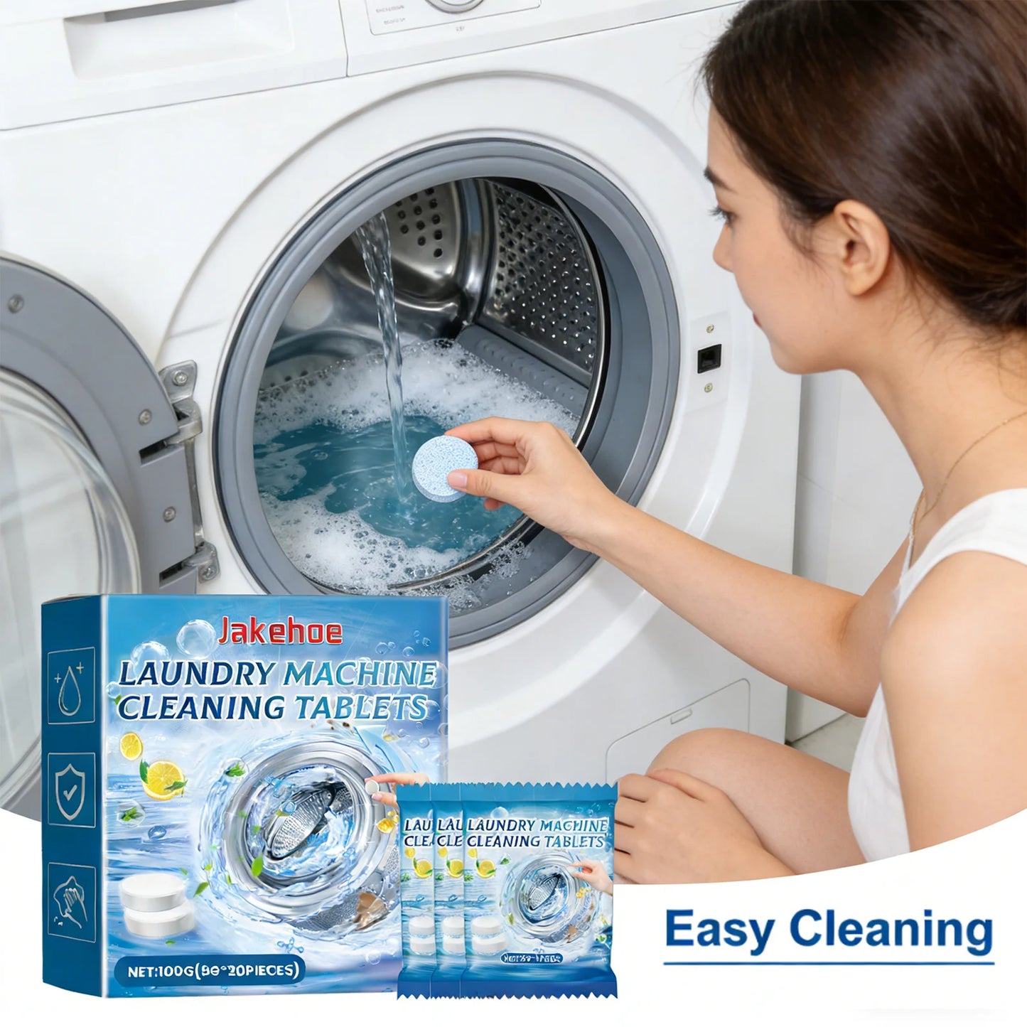 Washing Machine Cleaning Tablets Drum Laundry Sink Remove Dirt Eliminate Odors Reduce Bacterial Growth Washing Machine Cleaner Peaceful Pleasures Health and Wellness