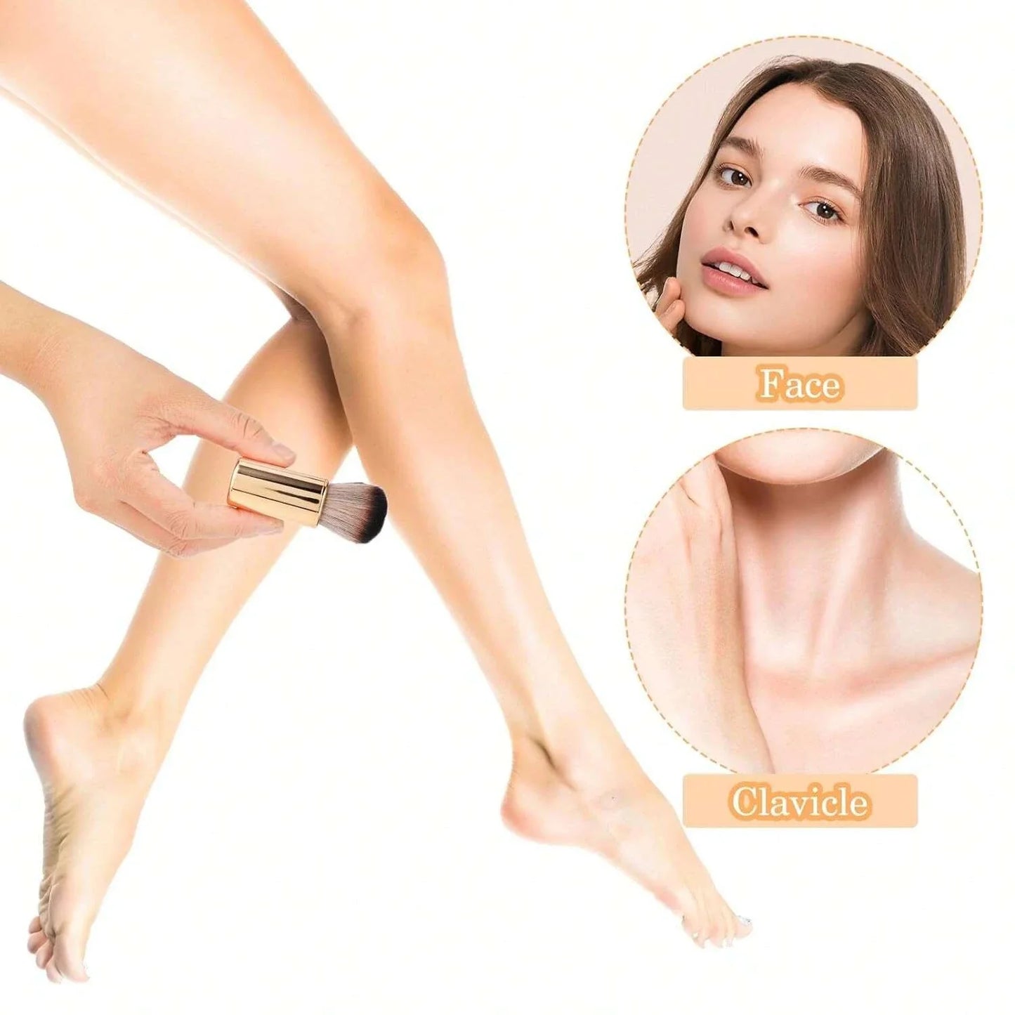 Self Tanning Brush – Soft Body & Face Applicator Brush