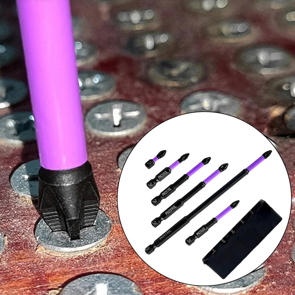 Anti-slip Impact Screwdriver Bits Holder Magnetic Header Drivers