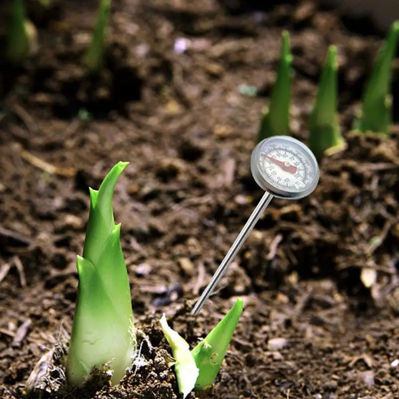 Soil & Compost Thermometer 127mm Stainless Steel Dial Gauge