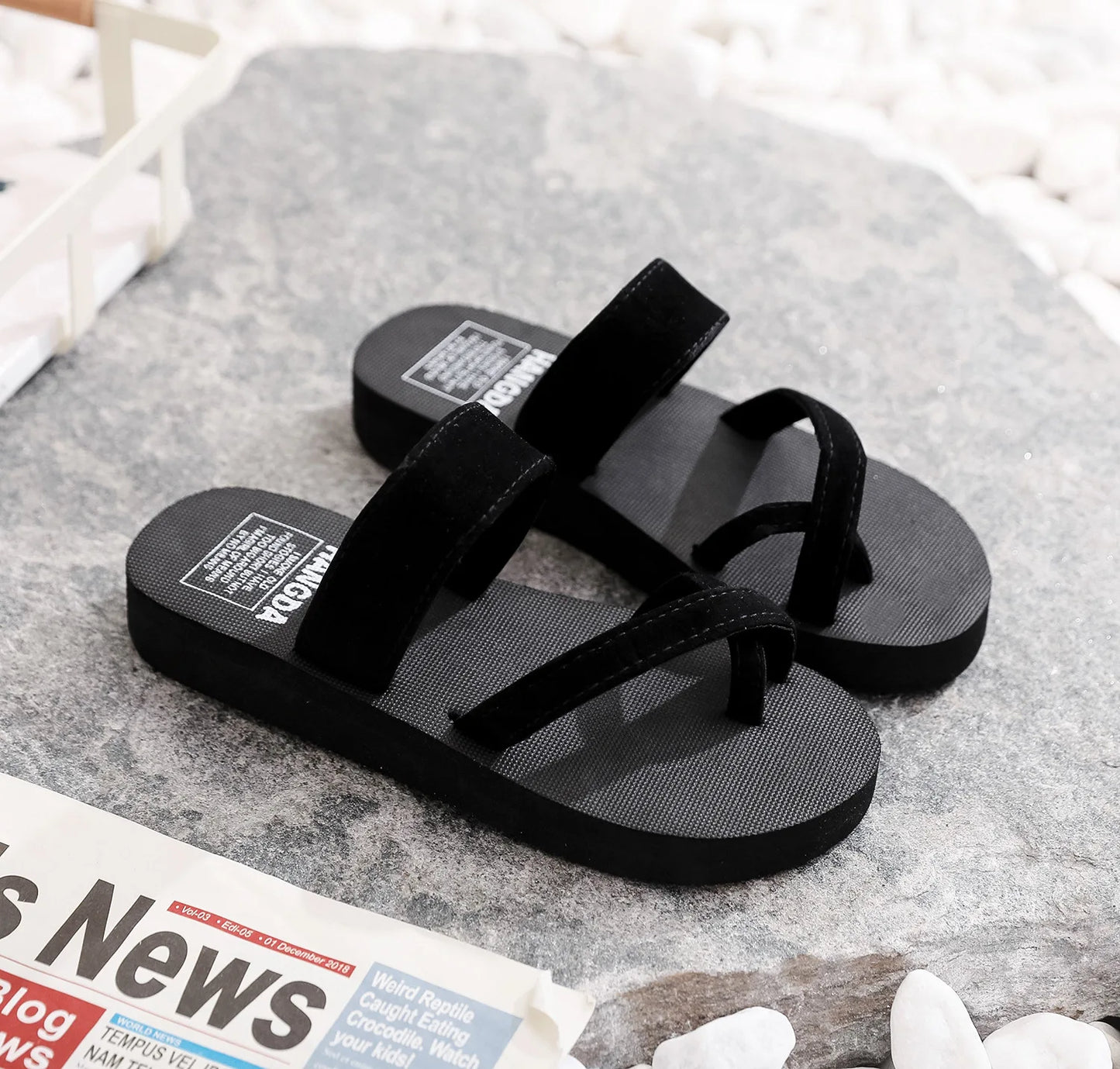 Women's Lightweight EVA Flip-Flop Sandals | Non-Slip Flat Slippers