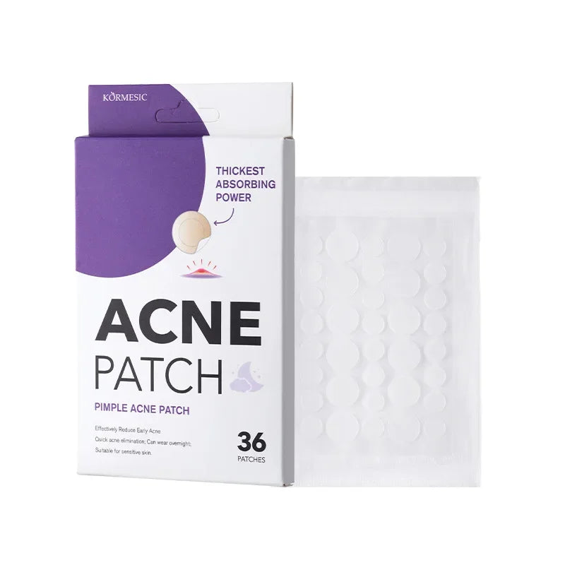 Hydrocolloid Acne Patches - Invisible Pimple Spot Treatment Peaceful Pleasures Health and Wellness Purple-36 PATCHES