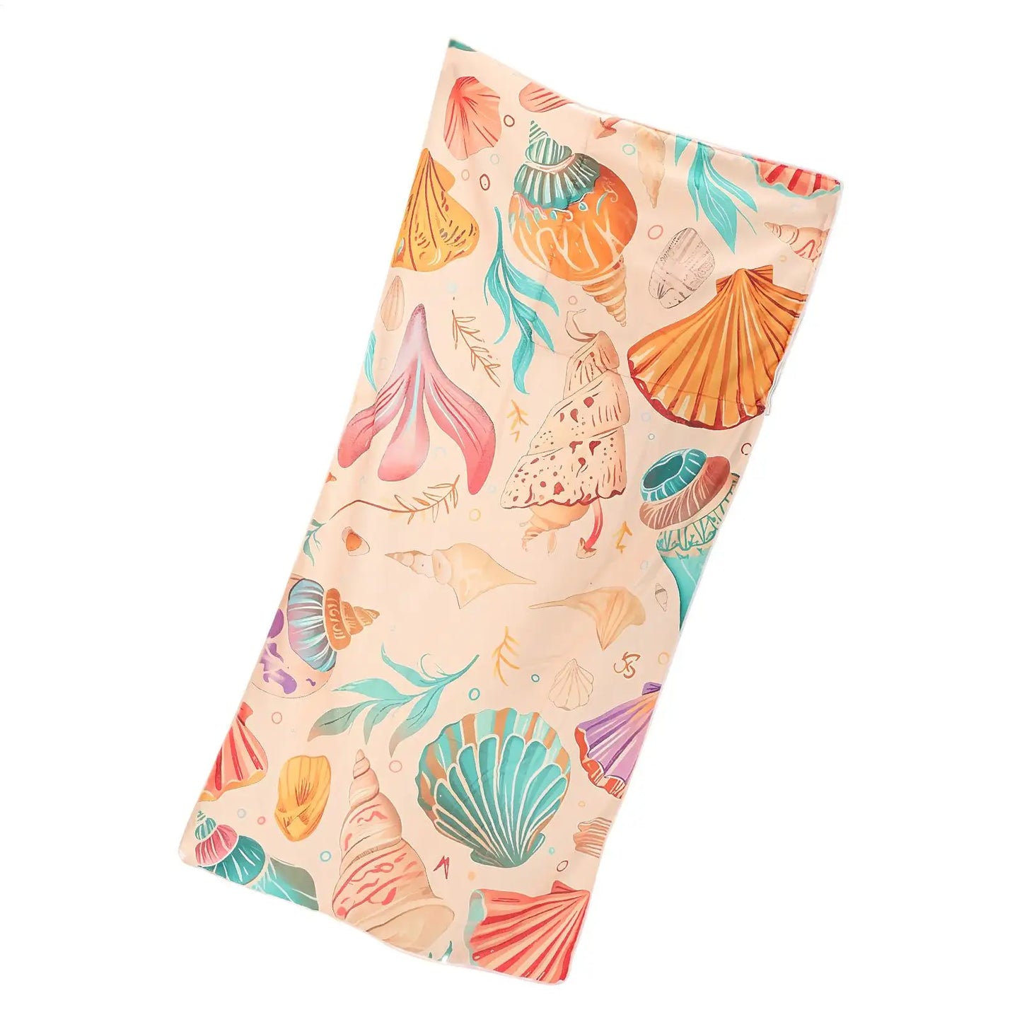 Large Printed Beach Towel with Storage Bag | Quick-Dry