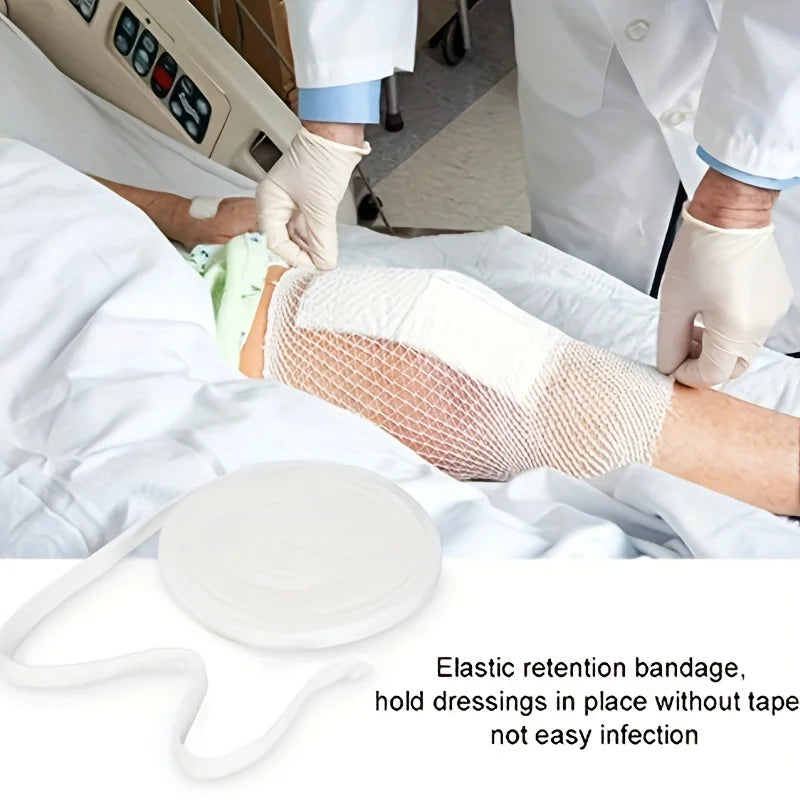 1 Roll Breathable Net Tubular Bandage Elastic Mesh Wound Dressing Tubing Gauze Bandage Stretch Tube Bandages For Wrist Peaceful Pleasures Health and Wellness