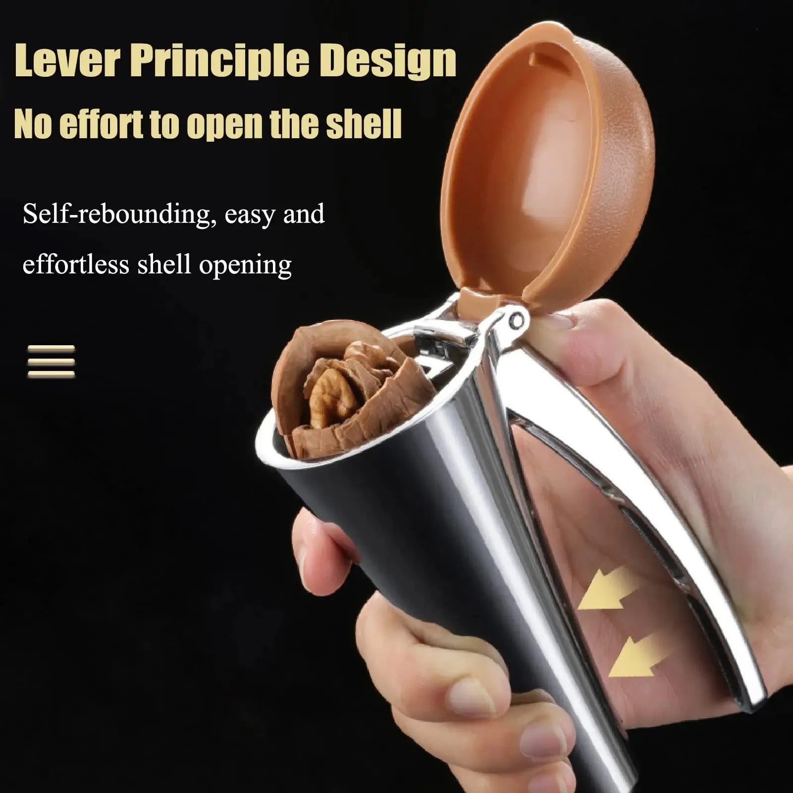 Multifunctional Walnut Clip Crack Almond Walnut Hazel Filbert Nut Kitchen Nutcracker Clip Hazelnut Crack Kitchen Tools Peaceful Pleasures Health and Wellness