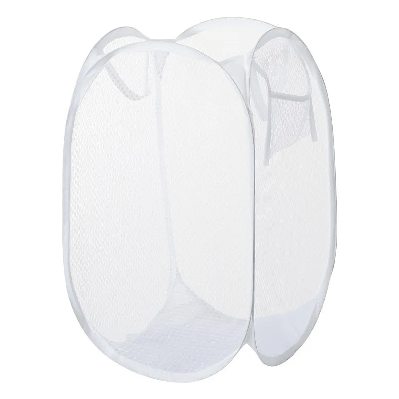 58 Large Capacity Storage Basket Mesh Pop-up Laundry Foldable Dirty