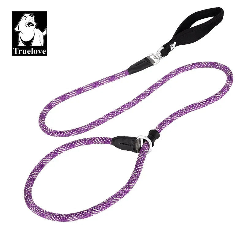 Truelove Slip Lead Training Leash for Dogs – TLL2575 Peaceful Pleasures Health and Wellness Purple L China Mainland
