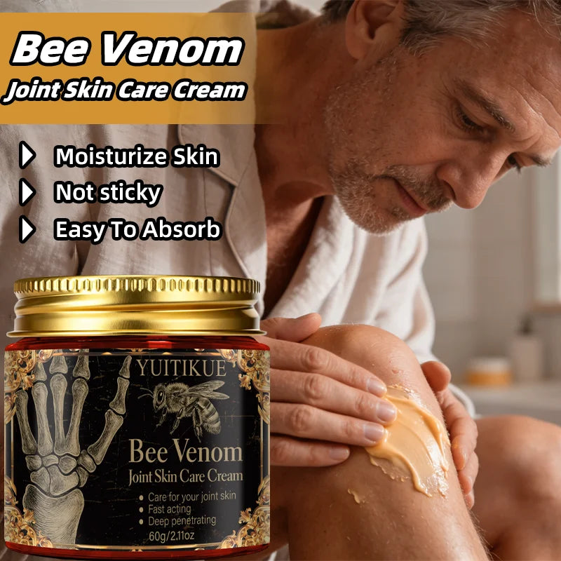 Bee venom joint skin care cream, cares for your joint skin with fast-acting deep penetration, suitable for all skin types Peaceful Pleasures Health and Wellness