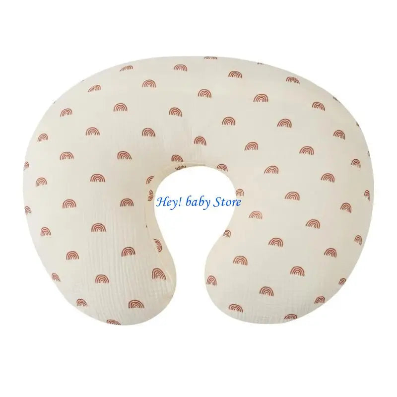 100% Cotton Breastfeeding Pillow Cover | Detachable Nursing Case