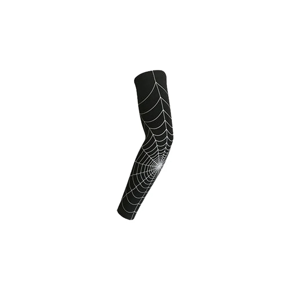 1Pc Soft UV Protection Cooling Arm Sleeves,Sun Protection Arm Cover for Cycling,Running,Tattoo Cover Up Arm Warmer for Men Women Peaceful Pleasures Health and Wellness Black White-1PCS XL