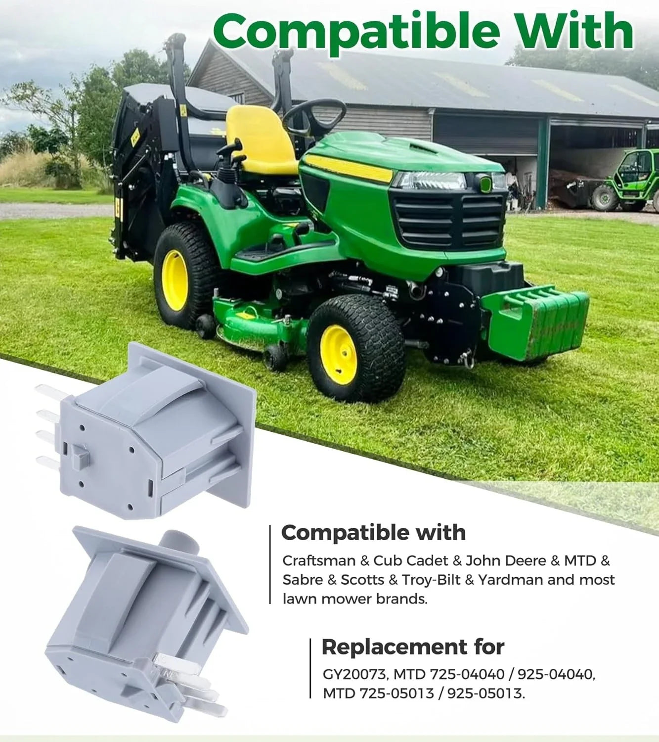 430-780 Seat Safety Switch | Fits John Deere GY20073, MTD Mowers