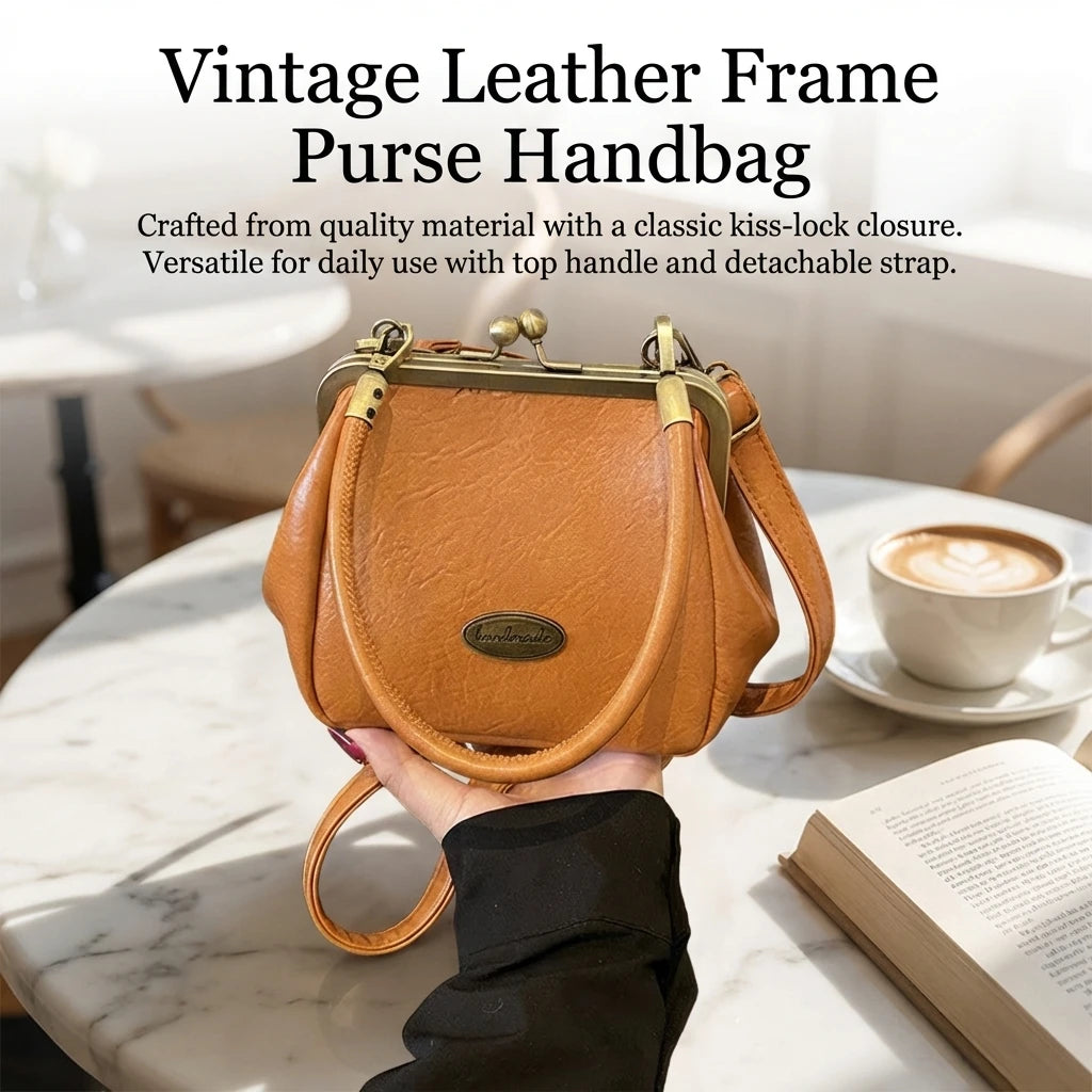 Women Mini Crossbody Bag Retro Solid Color Single Shoulder Bag Lightweight Small Purse For Daily Use Peaceful Pleasures Health and Wellness