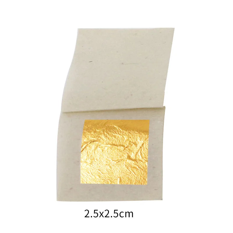 Imitation Gold Leaf Sheets – Metallic Foil for Gilding & Crafts